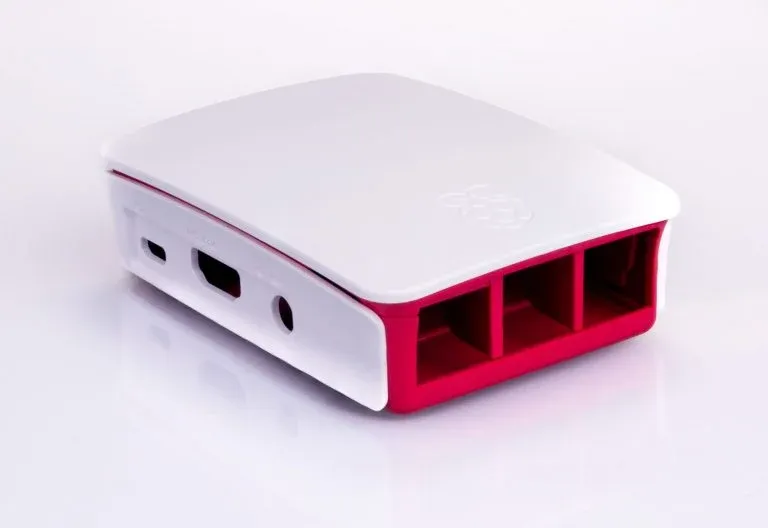 Raspberry Pi 3 Case Red and White for Model B and B+