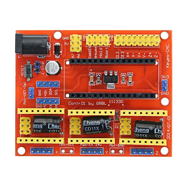 Arduino Nano CNC Shield V3 (3-Axis, A4988 Slots)