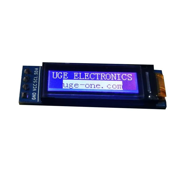0.91-inch I2C Graphic LCD 128×32 White Module (ST7539)