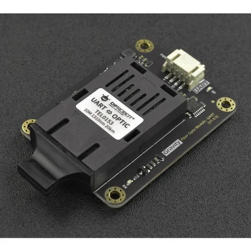UART Fiber Optic Transceiver with 3 m SC-SC Single-Mode Jumper