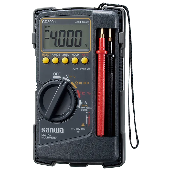 Sanwa CD800a Digital Multimeter (3-3/4 Digit, 4000 Count)