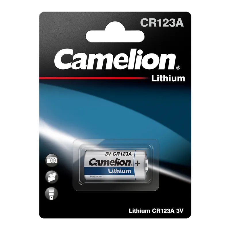 Camelion CR123A 3V Lithium Battery 1300mAh