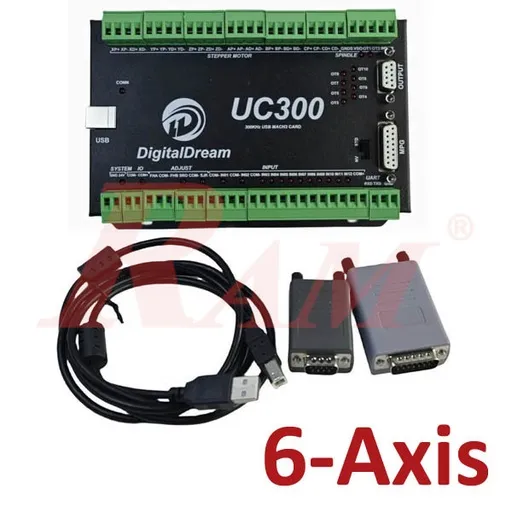 UC300 MACH3 USB 6-Axis CNC Motion Controller