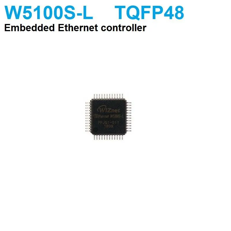 W5100S-L TCP/IP embedded Ethernet controller LQFP48
