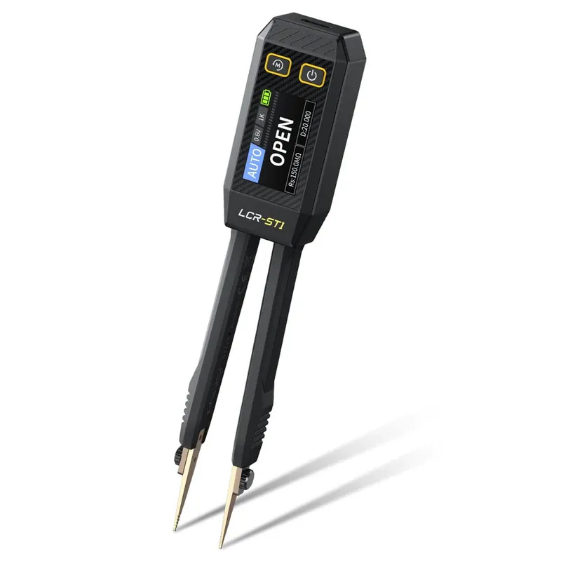 جهاز قياس LCR ذكي على شكل ملقط FNIRSI LCR-ST1 لمكونات SMD