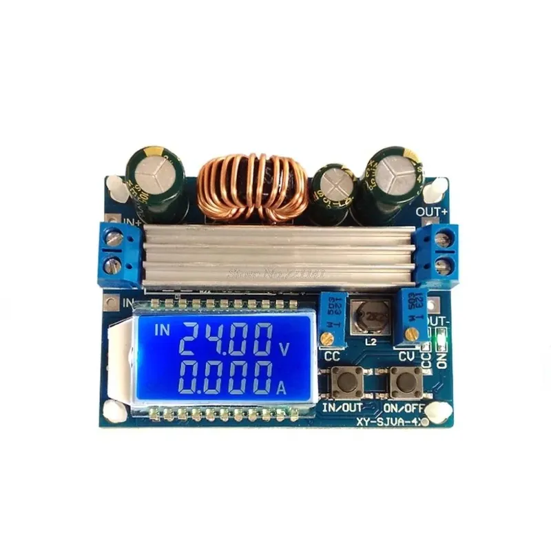HW-140 Buck-Boost DC-DC Converter with LCD Display 4A