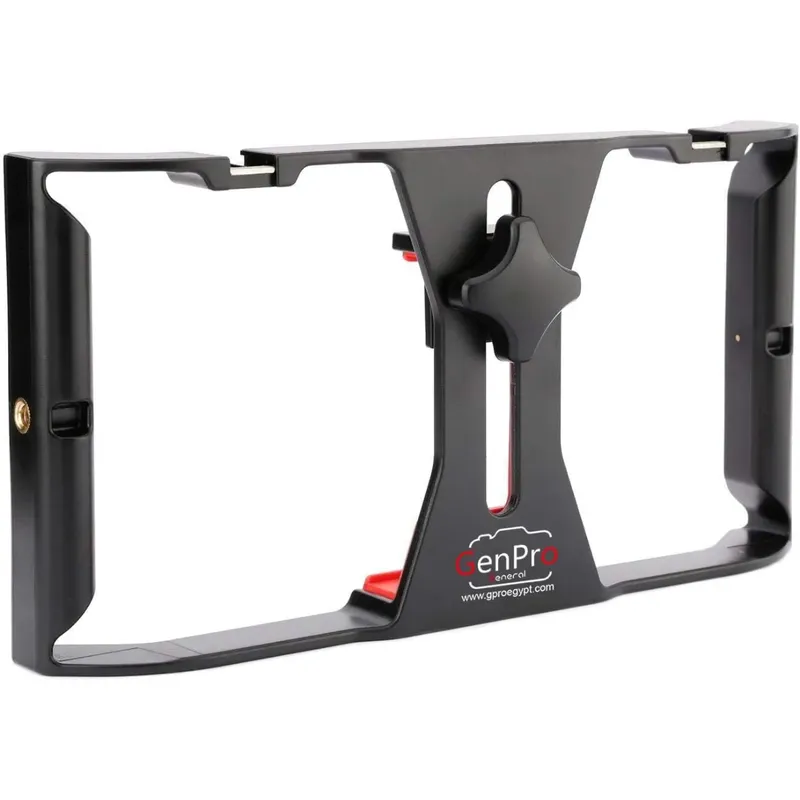 URIG D017 Smartphone Video Rig with 3 Cold Shoe Mounts