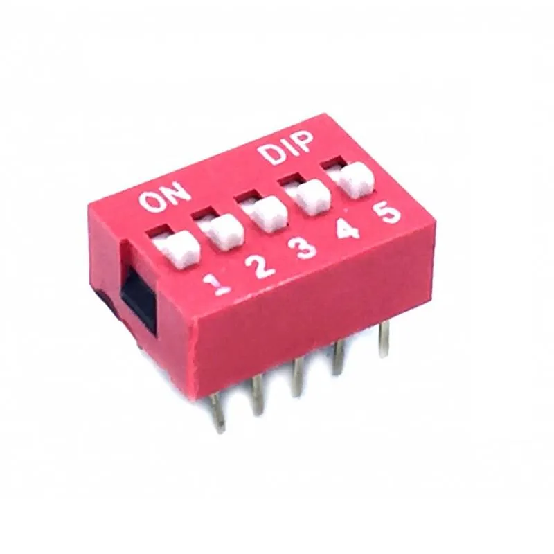 DIP Dial Toggle Switch, 5-Pole (SW 5P)