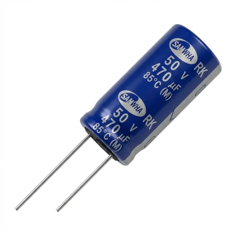 SAMWHA 470uF 50V Electrolytic Capacitor 10x20mm