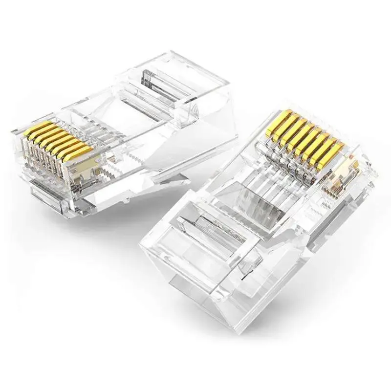 موصل RJ45 ‏8P8C لكابل Cat6 UTP (عبوة 5 قطع)