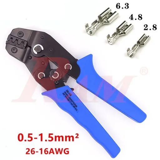 كماشة تثبيت SN-48B للمقابس غير المعزولة، 0.5-1.5 مم²