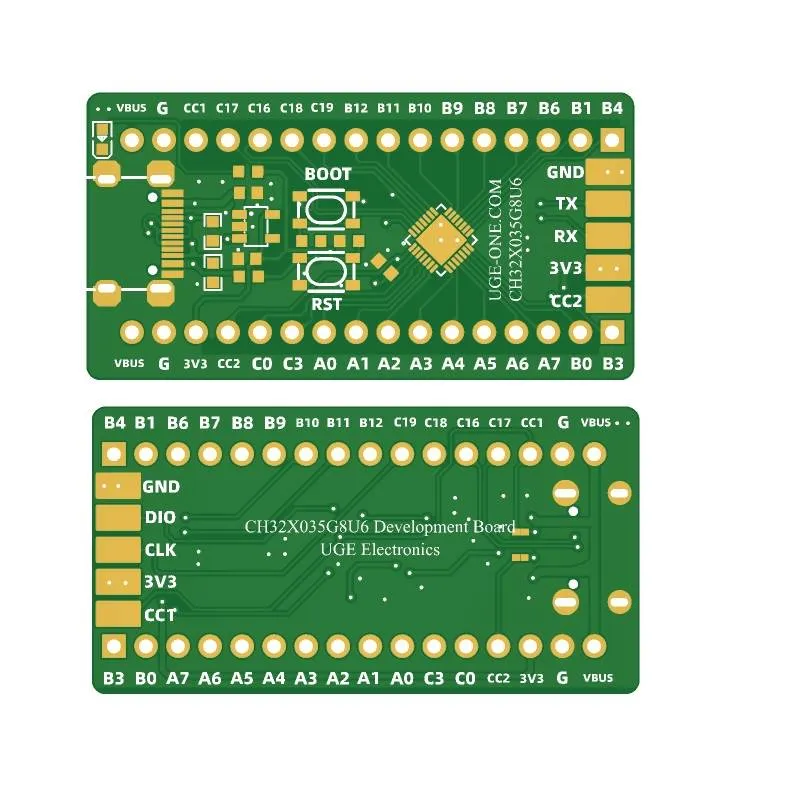 PCB for CH32X035G8U6 USB PD Development Board