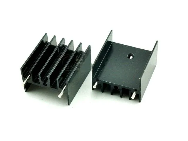 Small Aluminum Heatsink for TO-220 Transistors and Regulators