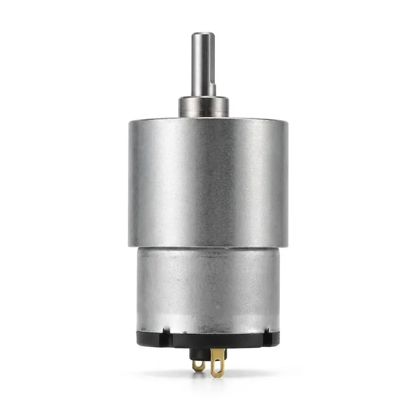JGB37-520 12V DC Gear Motor 200RPM 6mm D-Shaft with Bracket