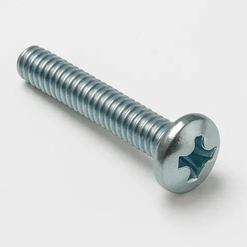 M3 x 25mm Hex Head Screw, White Oxide Finish