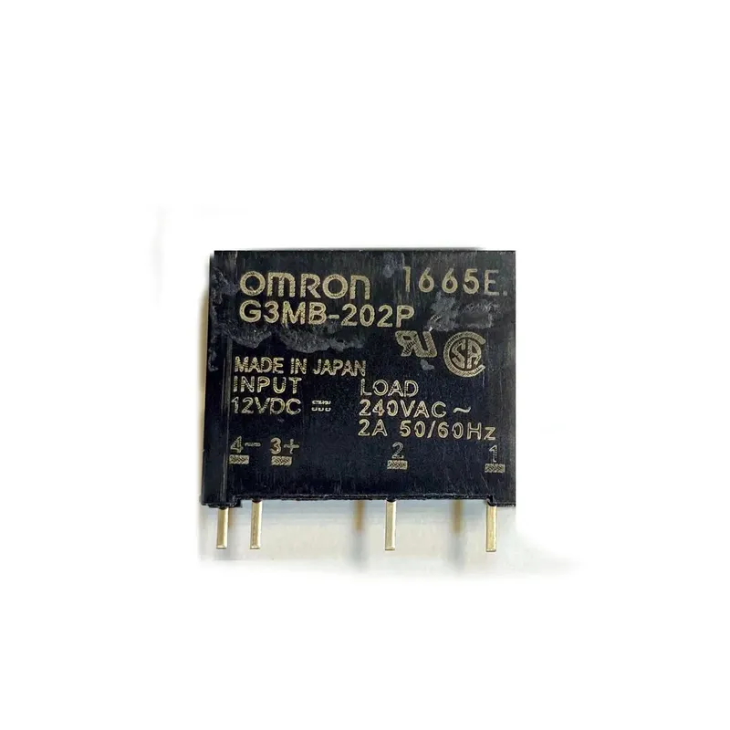 مرحل الحالة الصلبة Omron G3MB-202P بجهد تحكم 12 فولت وتيار حمل 2 أمبير