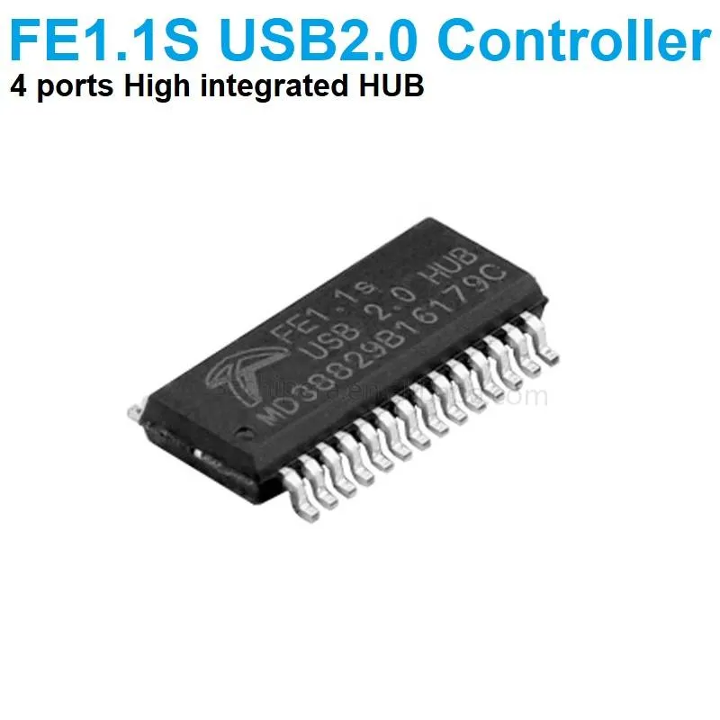 FE1.1S USB 2.0 High-Speed 4-Port Hub Controller SSOP-28