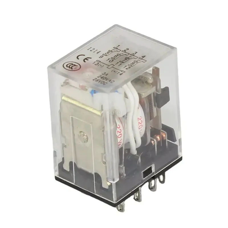 مرحل قدرة OMRON طراز HH54P رباعي القطب مزدوج الاتجاه 14 سناً 60 فولت تيار مستمر
