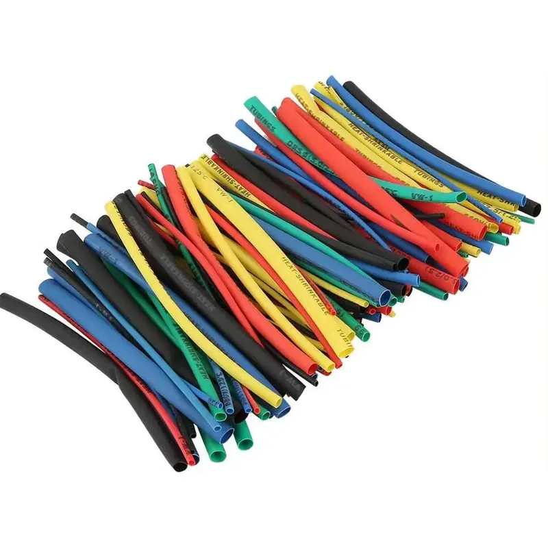 Heat Shrink Tubing Kit 2:1, 100 Pcs, 10 cm, Mixed Sizes & Colors