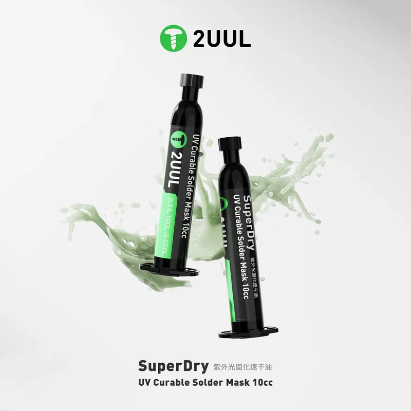 2UUL SC55 SuperDry UV Curable Solder Mask 10cc White