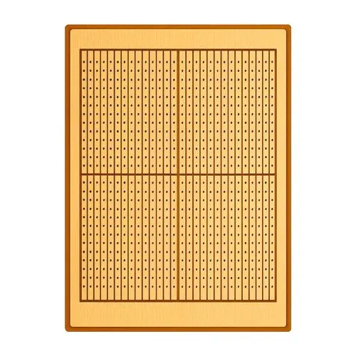 FR2 Prototype PCB 10x15 cm, Center-Split Layout