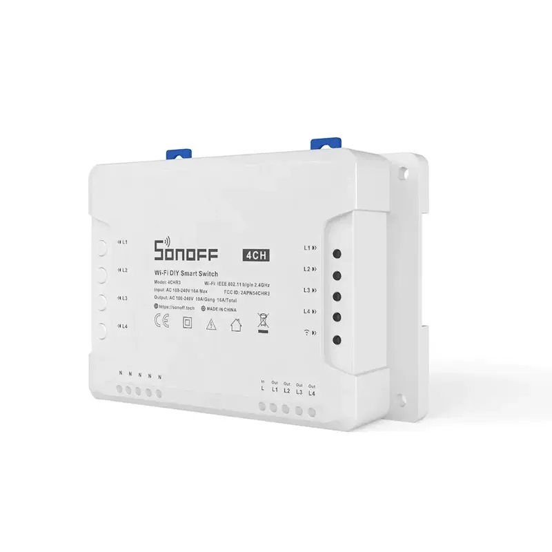 SONOFF 4CHR3 4-Channel WiFi Smart Switch DIN Rail