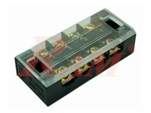 TB-2505 5-Pin Fixed Barrier Terminal Block 25A 600V