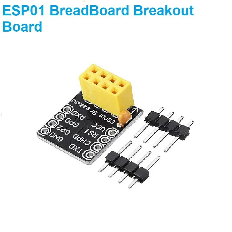 محول لوحة تجارب ESP-01 / ESP-01S لوحدة ESP8266 واي فاي