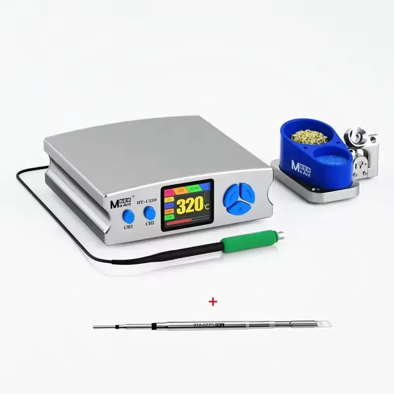 محطة لحام رقمية MaAnt HT-C210 بقدرة 72 واط ومدى 30-500 °C