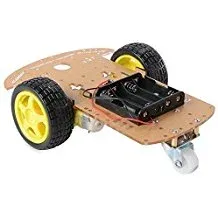 2WD Wood Smart Car Chassis for Arduino with Encoder Discs