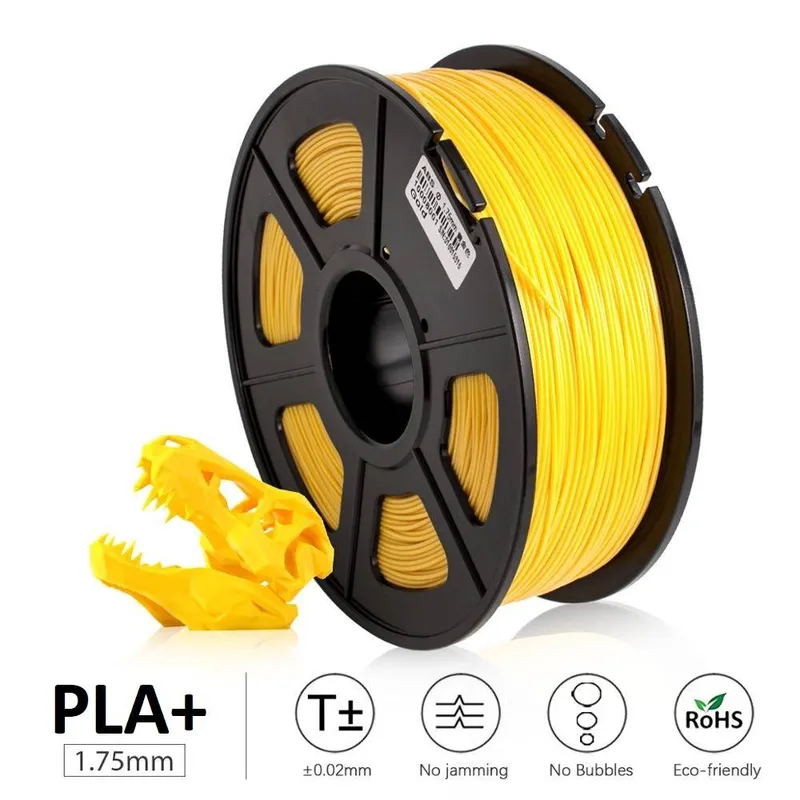 خيط طباعة UGE PLA+ قطر 1.75 مم وزن 1 كجم - أصفر