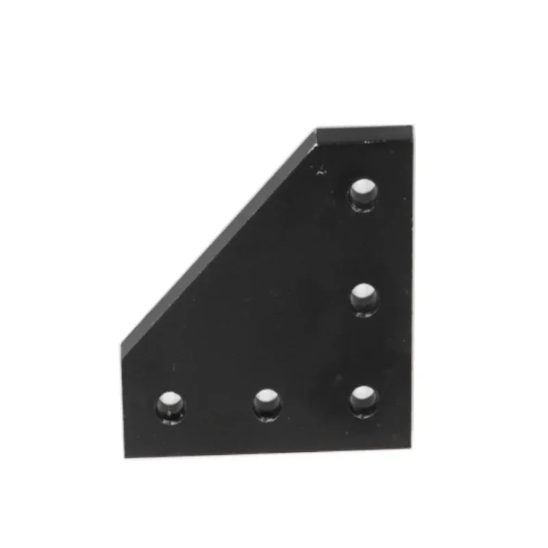 90° Outside Joining Plate for 2020 Aluminum Extrusion, Black