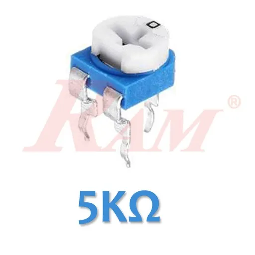 Top Adjust Carbon Trimmer Potentiometer 5KΩ