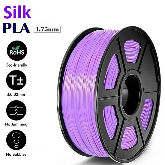 UGE PLA Silk Filament 1.75mm Purple 1kg