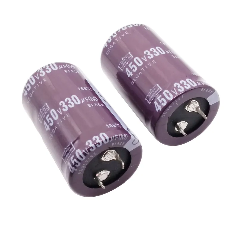 Nippon Chemi-Con 330µF 450V Aluminum Electrolytic Capacitor 25.4×50mm