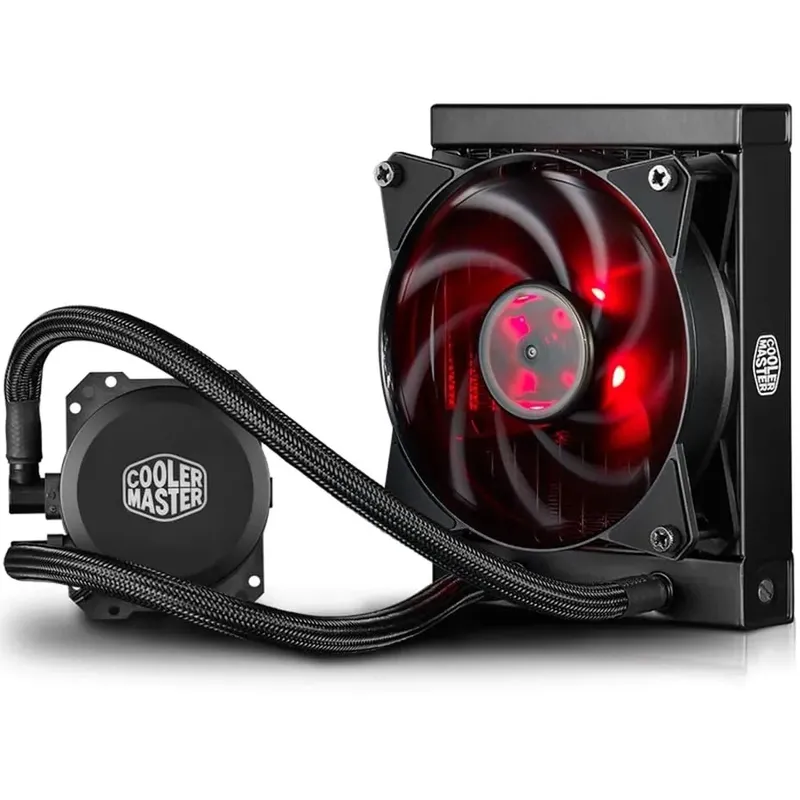 مبرد معالج مائي مغلق Cooler Master B120i بمروحة 120 مم وإضاءة LED حمراء