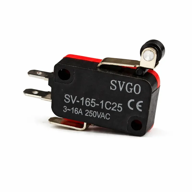 Micro Limit Switch with Short Roller Lever SV-165-1C25 (SVGO)