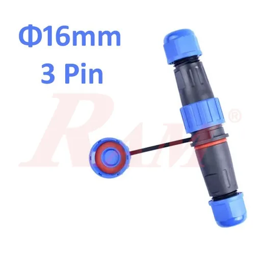 LD16-Docking IP67 3-Pin Waterproof Dustproof Connector (1 m)
