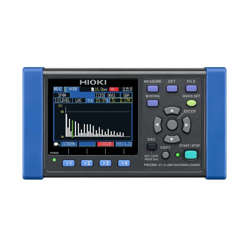 HIOKI PW3360-21 Clamp-On Power Logger, 3-Phase, 600 V AC