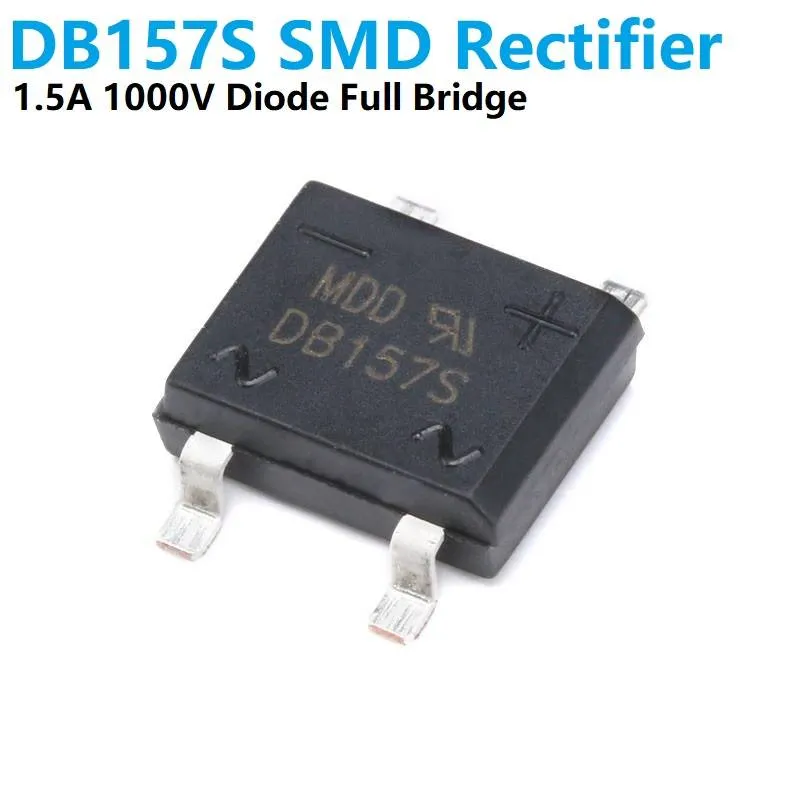 DB157S SMD Full-Wave Bridge Rectifier 1.5A 1000V
