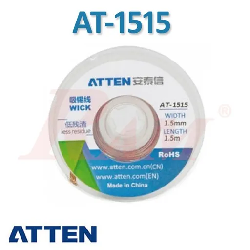 ATTEN AT-1515 Solder Wick 1.5 mm x 1.5 m