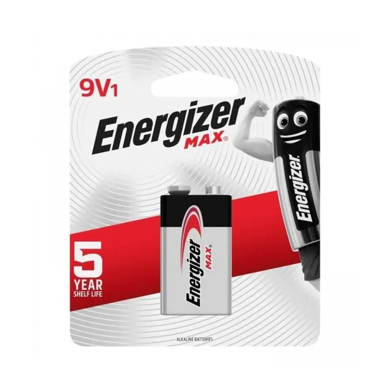 Energizer MAX 9V Alkaline Battery (6LF22)