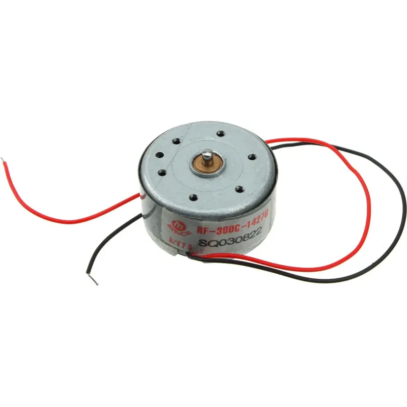 محرك تيار مستمر RF-300C بجهد 3-5 فولت وسرعة 5500 دورة في الدقيقة