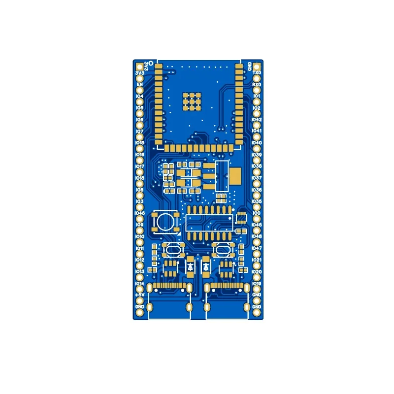 لوحة دوائر مطبوعة (PCB) للوحة تطوير ESP32-S3 عبر USB
