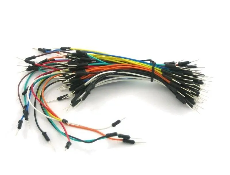 Breadboard Jumper Wire Male-Male Bundle, About 65 pcs, 120-250 mm