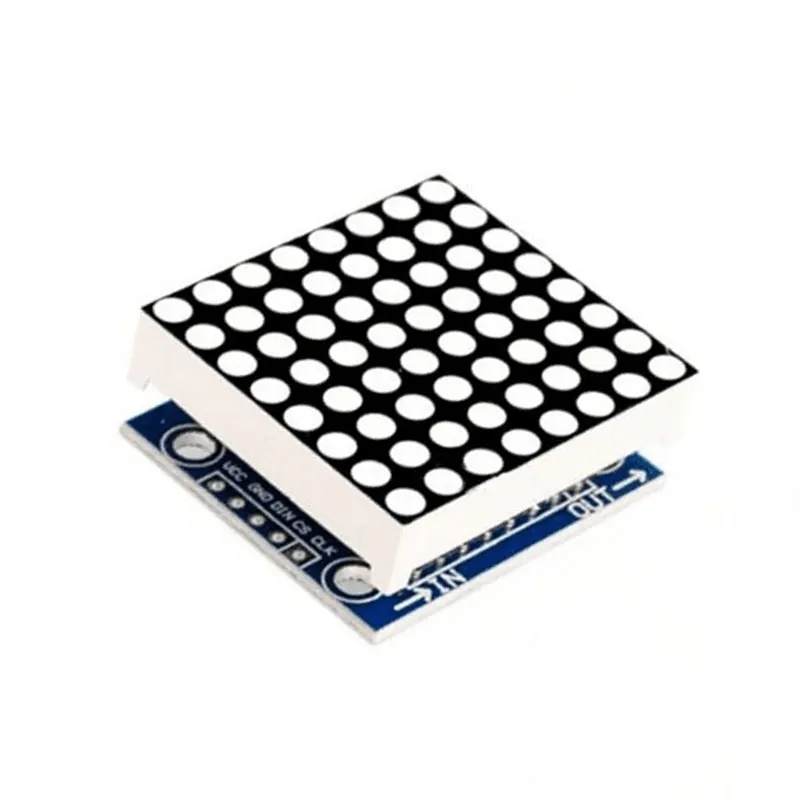 وحدة مصفوفة نقاط 8x8 بمتحكم MAX7219 (طقم DIY)