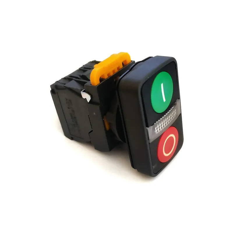 مفتاح ضغط مزدوج ON-OFF لحظي 22 مم بمؤشر LED موديل PXB5-AW83M5