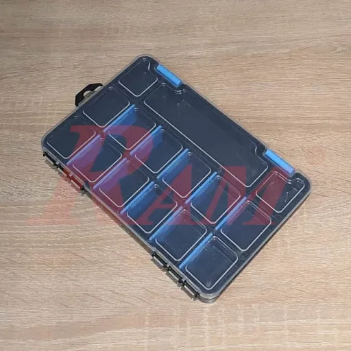 Plastic Fliptop Storage Box Medium 150x230x30 mm with Hanger