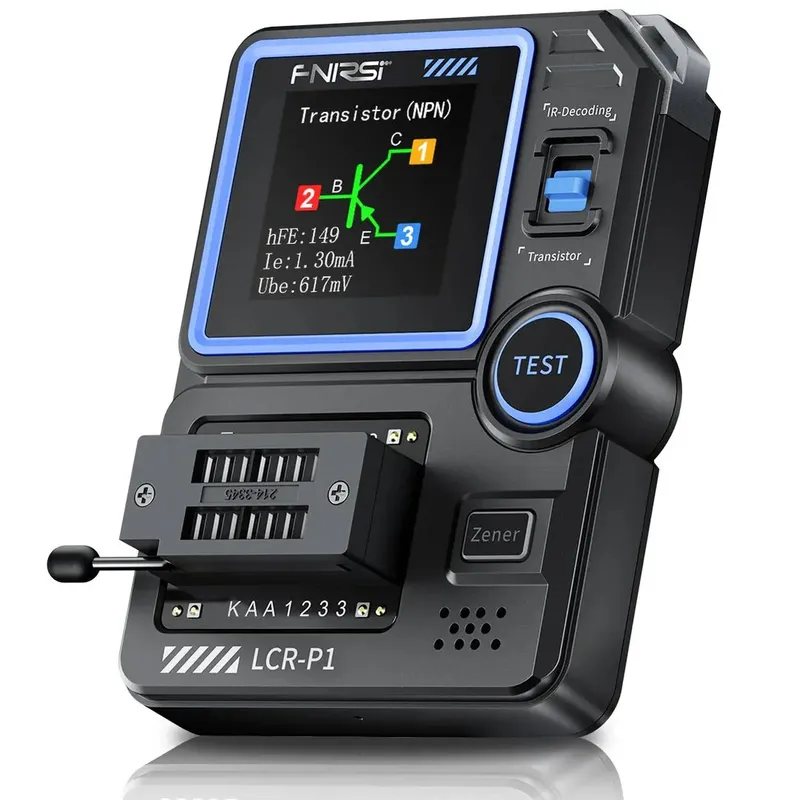 FNIRSI LCR-P1 Multifunction LCR Transistor & Capacitor Tester