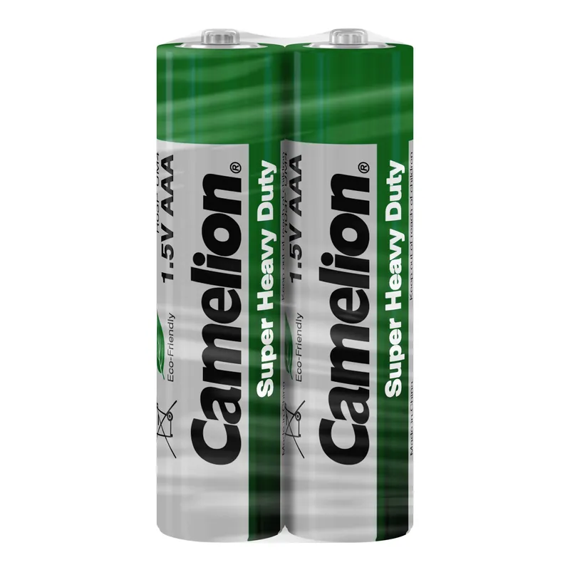 Camelion AAA R03P-SP2G 1.5V Super Heavy Duty Zinc-Carbon Battery (2 Pcs)